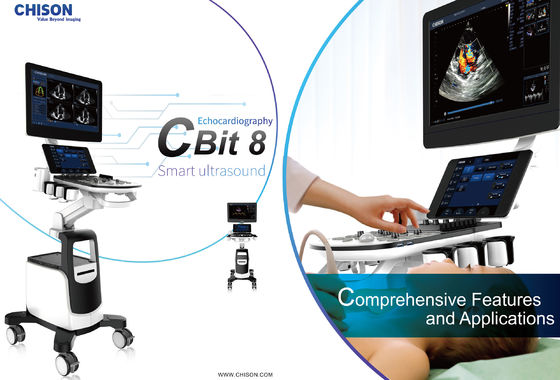 Buy High Frequency Trolley Color Doppler Chison Ultrasound Machine CBit 8 online manufacture