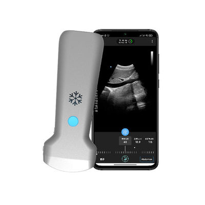 Buy 179mm Wireless Handheld Convex Ultrasound Scanner | GPU Image Processing | CE Certified Portable WiFi Ultrasound Probe online manufacture