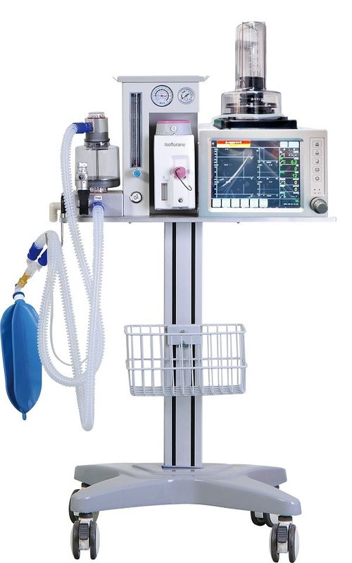 7'' Colorful TFT LCD Touch Screen Vet Clinic Equipment Veterinary Anesthesia System