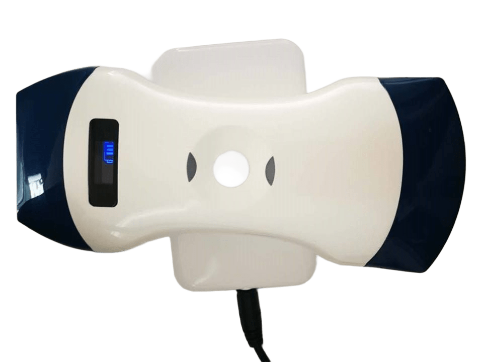 128 Element Dual Head Wireless Handheld Ultrasound Probe — One Probe for Deep Imaging, Superficial Imaging and Point-of-Care Diagnosis